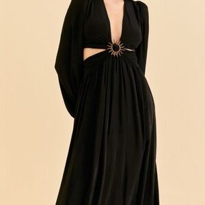 Farm Rio xs maxi cutout dress